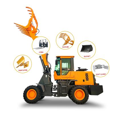 Chine Construction Material Shop China Gasoline Wheel Loader 1.2 Ton To 5 Ton Small Farming Wheel Loader With Heavy Equipment Loader Construction Equipment à vendre