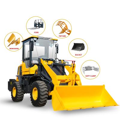 中国 Farms Face 4 Wheel Manufacturer Mini Wheel Loader Master Cylinder Front End Shovel Loaders Articulated Small Compact Wheel Loader 販売のため