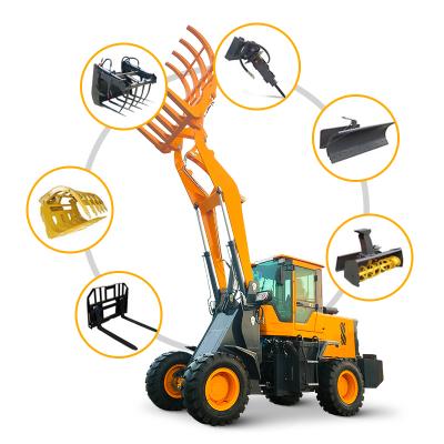 Cina Building Material Stores Manufacturer Mini Wheel Loader Used Front Telescopic End Loader Machinery Wheel Loaders Made in China in vendita