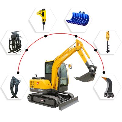 China Farms Shanding SD40B 4 TON Mini Excavator Digging Machine for Sale 0 8 Ton 1 Ton 2 Ton 3 Ton for sale