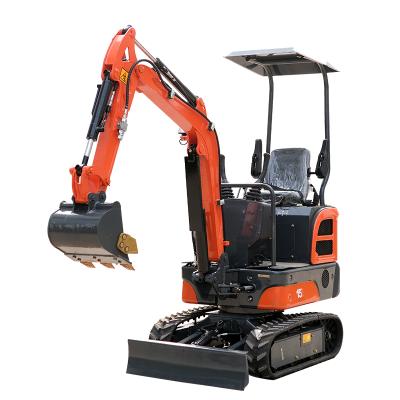 China Farms Mini Excavator Moving Type 1.2 ton excavator for sale mini crawler hydraulic excavator mini crawler exca for sale