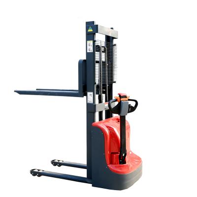 China Shanding CDD15 Ton 1500kg Stackers Electric Pallet Stacker Max. Loading 1.5 hotels by lead acid battery à venda