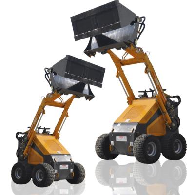 中国 Shanding Highest Fuel Efficiency Hotels International Ultra Low Emission Attachments Skid Steer Loader 販売のため