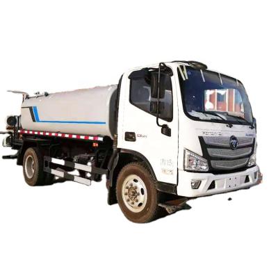 China Factory Foton Omar water tanker 8 cubic meters water tanker can be paid in installments for sale