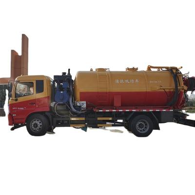 China Sewer suction cleaning and suction truck factory produces large-scale cleaning and suction trucks at low prices for sale