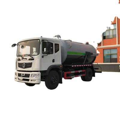 China Sewer Suction Dongfeng Huashen Sewage Suction Truck With Long Suction Range Hose Sewage Suction Truck for sale