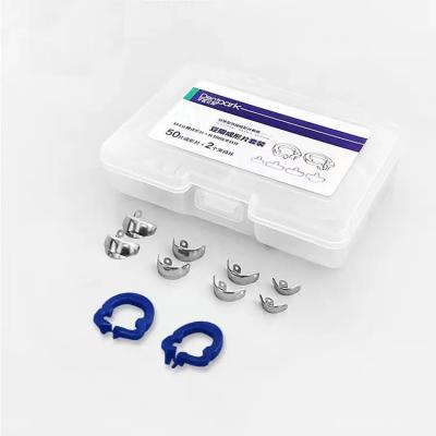 China ZT Dental Sectional Matrix System Bands F3 Autoclavable M4 2pcs Clip Ring for sale