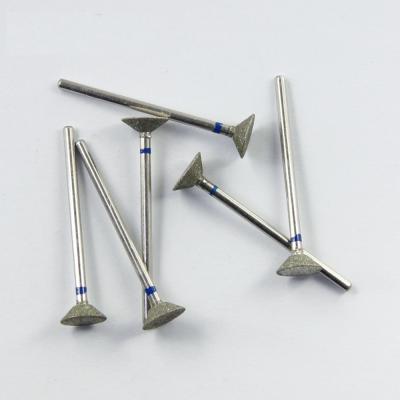 China Slow Speed Dental Round Bur HP Grinding Polishing Head Inverted Cone Bur Dental for sale