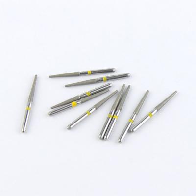 China FG Diamond Polishing Burs Extra Fine dental para o empacotamento negociável de alta velocidade de Handpiece à venda