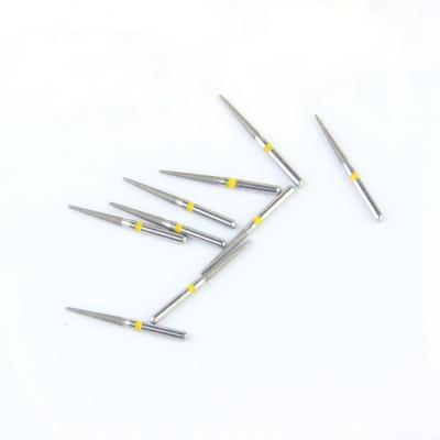 China TR Series Round End Cone Taper Shape Head Fg Diamond Burs For Dental High Speed Handpiece Cutting Te koop