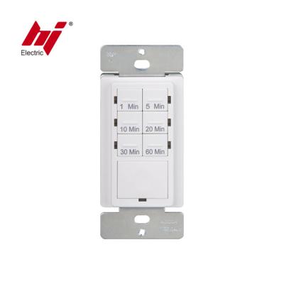 China PC 6 Time Selection Buttons Timer Switch Countdown Timer With Indicator Light for sale