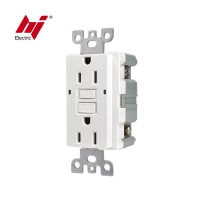 China New Version Self Test UL Listed Standard GFCI Outlet 5-15R Electrical Outlets for sale