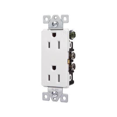 China Residential / General Purpose Duplex Receptacle Tamper Electrical 125 Volt 5-15R Electrical Outlet 15 for sale