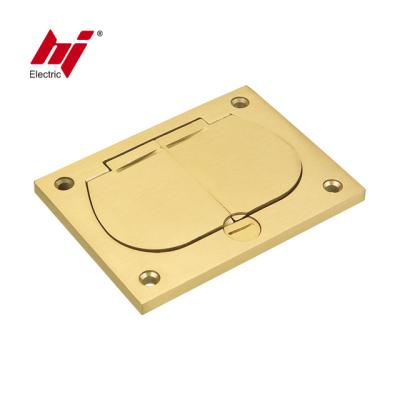 China Double Hinge Open Sell Well Square Floor Outlet Double Floor Outlet Box Lid for sale