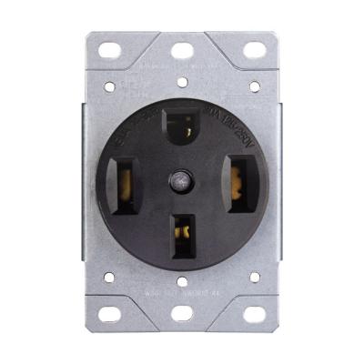 China Factory Industrial Wholesale Straight Blade Chain Flush Mount Receptacle Grounding 14-50R for sale