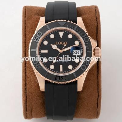 China Small MOQ rubber band alarm brand miyota custom watch Rolexables 116655 Rollex top luxury automatic mechanical watch for sale