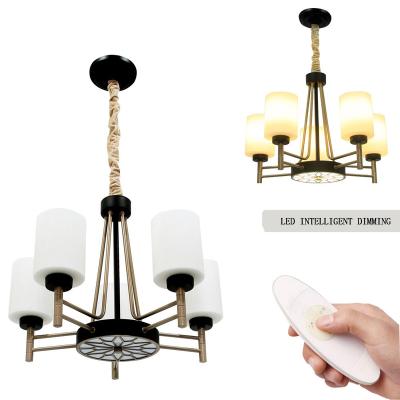 China High Quality Indoor Large Iron Decorative Acrylic Remote Control CE ROHS Vintage Warranty 2 Years Standard Led Modern Chandelier And Pendant Lights for sale