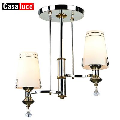 China China residential supplier special design E27 chrome color lenox chandelier for sale