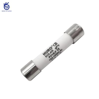 China 14x51 1500 v Dc Silver Cylindrical Silver Plated Solar PV Fuse Link for sale