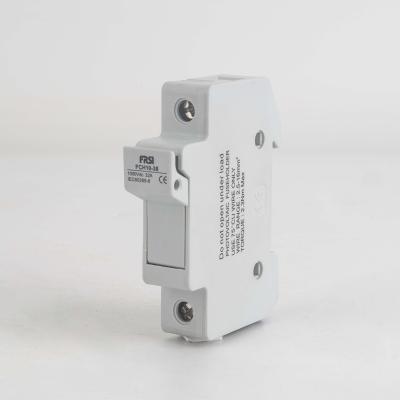 China LOW VOLTAGE 1000Vdc solar din rail PV fuse holder for gPV fuse 10x38mm 10*38 for sale