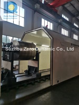 China 20 Ton Wind Turbine Rotor Balancing Machine , Hydro Generator Rotor Dynamic Balancer for sale