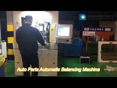 two station brake disc, flywheel automatic milling balancing machine