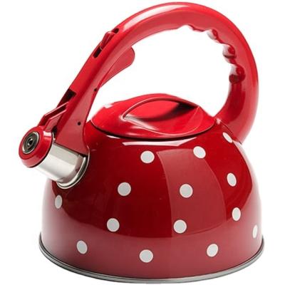 China Sustainable Manufacturer Customized Color Stainless Steel Whistling Water Kettle High Efficiency Whistling Gas Kettle for sale