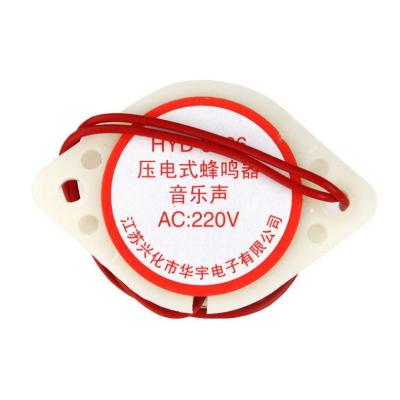 China Family Security 12V 220v 85db Small Piezo Active Buzzer Alarm Siren Warning /continuous/ Music Tone HYD-3026 230v Buzzer for sale