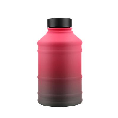 China Sustainable Color-changing Drinking Bottles With Camouflage Stainless Steel Bottle 2.2l Water Bottle for sale