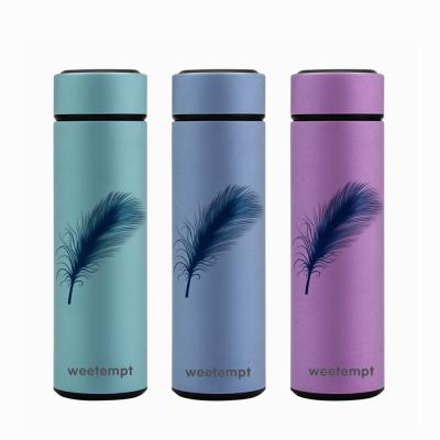 China Sustainable New Product Private Label Stainless Steel Led Smart Water Bottle With Temperature Display for sale