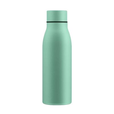 China Sustainable 600ml Double Wall Insulated Stainless Steel Water Bottle Vacuum Thermos Sports Water Bottle for sale