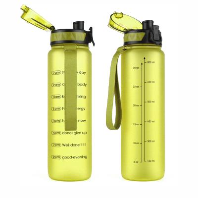 China Viable Free Wholesale Sports Water Bottle BPA Plastic Bottle 32OZ Customized Tritan Plastic Water Bottles for sale