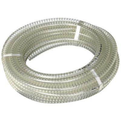 China Washing Car China Manufacturer Anti-Static Reinforced Suction Steel Wire Flexible Spiral Rubber Hose for sale