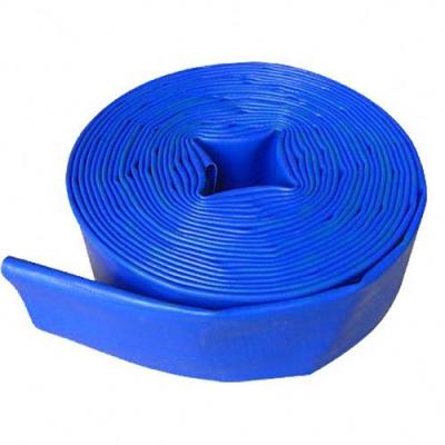 China Washing Car Manufacturer Wholesale 4 Inch PVC Flexible Lay Flat Discharge Hose For Irrigation for sale