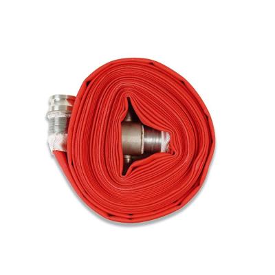 China Washing PVC Flexible Lay Car Factory Price Sales 4 Inch Flat Irrigation Water Discharge Hose for sale