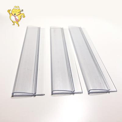 China Display PVC Data Strip PVC Profile Strip PVC Coating Shelf Strip for sale