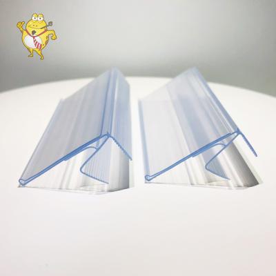 China Display Custimzed Plastic Electric PVC Label Holder Shelf Clip For Supermarket Shelves for sale