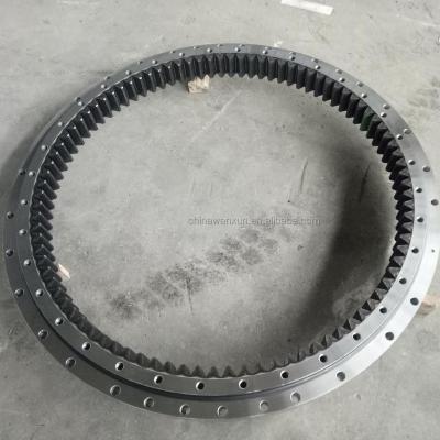 China PC200 Four Point Contact Swivel Bearing Swing Circle Gear Turntable Bearing Excavator Swing Bearing 205-25-00023 for sale