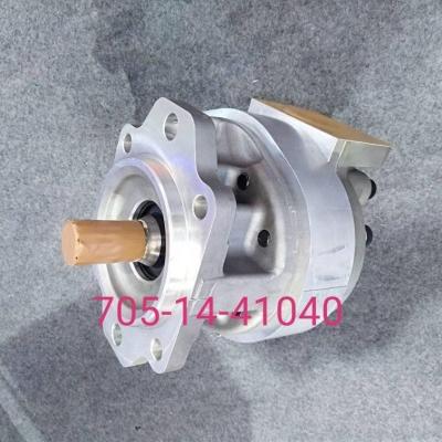 China machinery repair shops HYDRAULIC PUMP 705-14-41040 FOR KOMATSU WA470-1 WA450-1 WHEEL LOADER gear pump spare part parets for sale