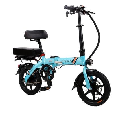 China Steel popular cheap electric bike electric bike ebike scooter adult scooter bicycle 14inch 48v motorcycle steel for sale