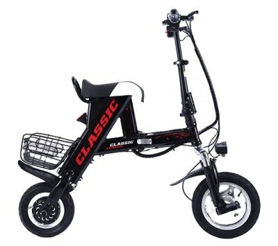 China Mini Folding Scooter Bike 12inch 48v Cheap Adult Bicycle ebike Steel Cheap Electric Motorcycle Electric Bike for sale