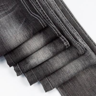 China 70% Cotton 28% Spandex 8.8oz Clear Textile TR Breathable Light Jeans Stretch Satin Denim Pant Fabrics Chinese Denim Fabric for sale