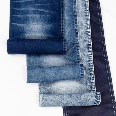 China Wholesale 8.6oz Light Twill Jeans Fabric Breathable Selvage Cotton Fabric 100% Japanese Blues Jeans Fabric for sale