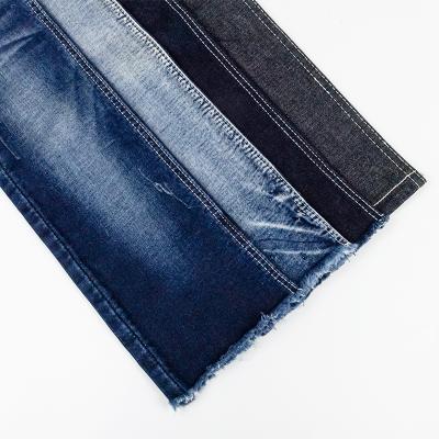 China Wholesale Breathable 98% Cotton 2% Spandex TR Light 4 Way Selvedge Fake Knit Denim Fabric Jeans Material Denim Fabric Lattice Fabric for sale