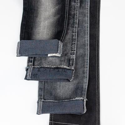 China Breathable 72% Cotton 26% Polyester 2% Spandex Wholesale Jeans Material 10.2oz Denim Selvedge Denim Fabric Turkey Jeans Fabric for sale