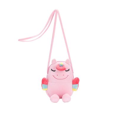 China Cute 3D Plush Toddler School Bags Unicorn Cartoon Animal Kindergarten Kids Bag for sale