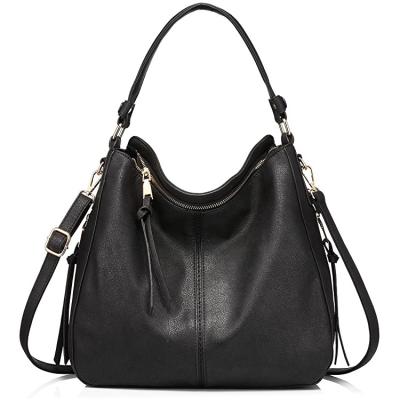 China Wholesale Vintage Hobo Bag Vintage Large Capacity PU Leather Purses And Handbags For Women for sale