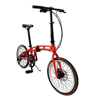 China New Advanced Full Carbon Steel T800 Folding Bike 20inch Folding Bicycle Bicycle CE Standard Steel, Disc Brake Folding Bikes for sale