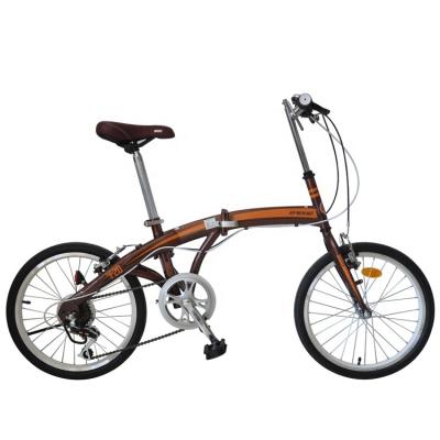 China Lightweight Cheap Street 7 Speed ​​Aluminum Folding Bikes/20 Inch Aluminum Material Folding Fork/Folding Bicycle Disc Brake for sale