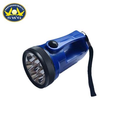 China Camping Universal 5+7 LED Flashlight Plastic Torch for sale